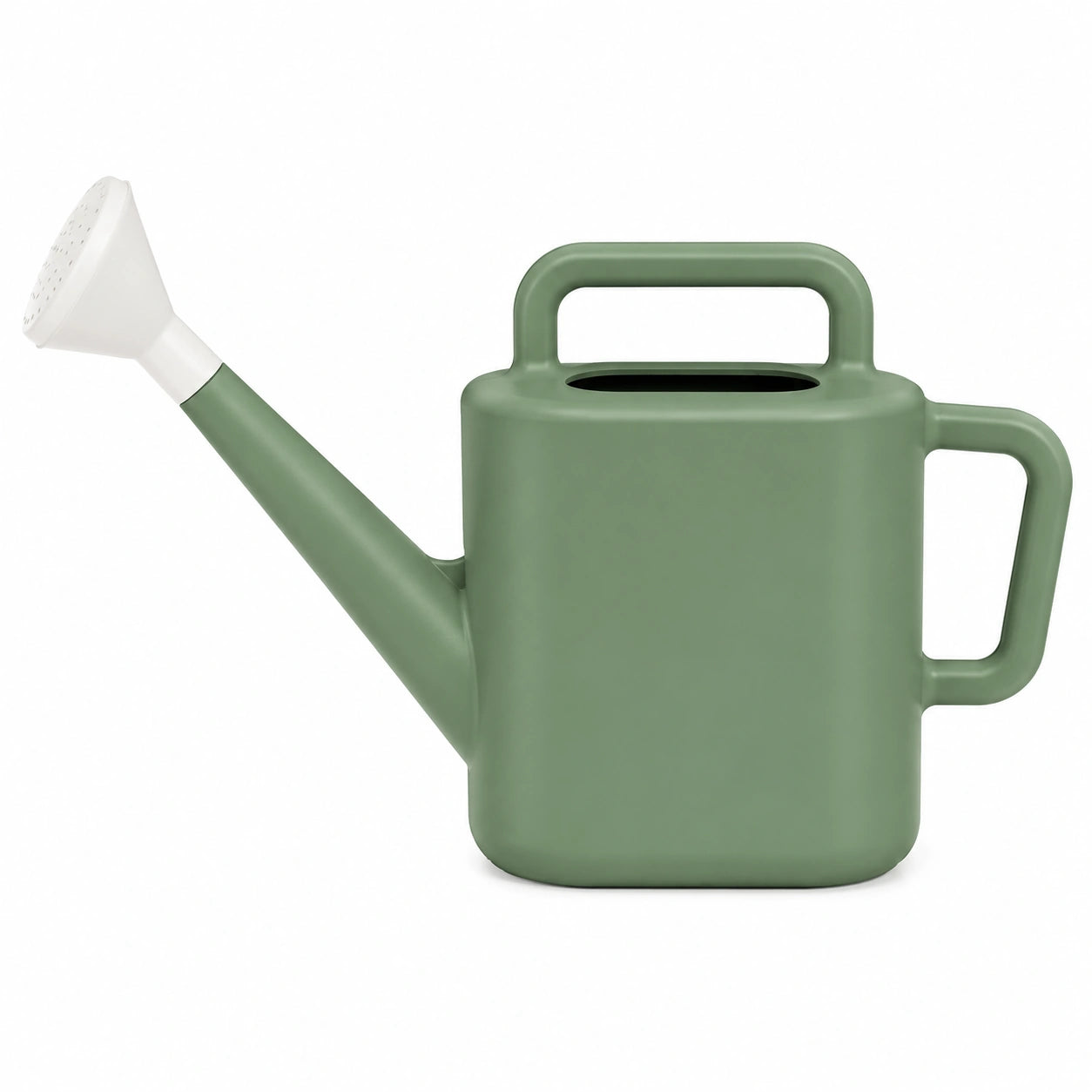 Arrosoir vert 5L avec bec long et double poignées