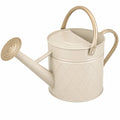 Arrosoir Métallique Crème 5L avec Poignée Ergonomique