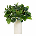 Plante Artificielle Verte en Pot Crème, 50cm