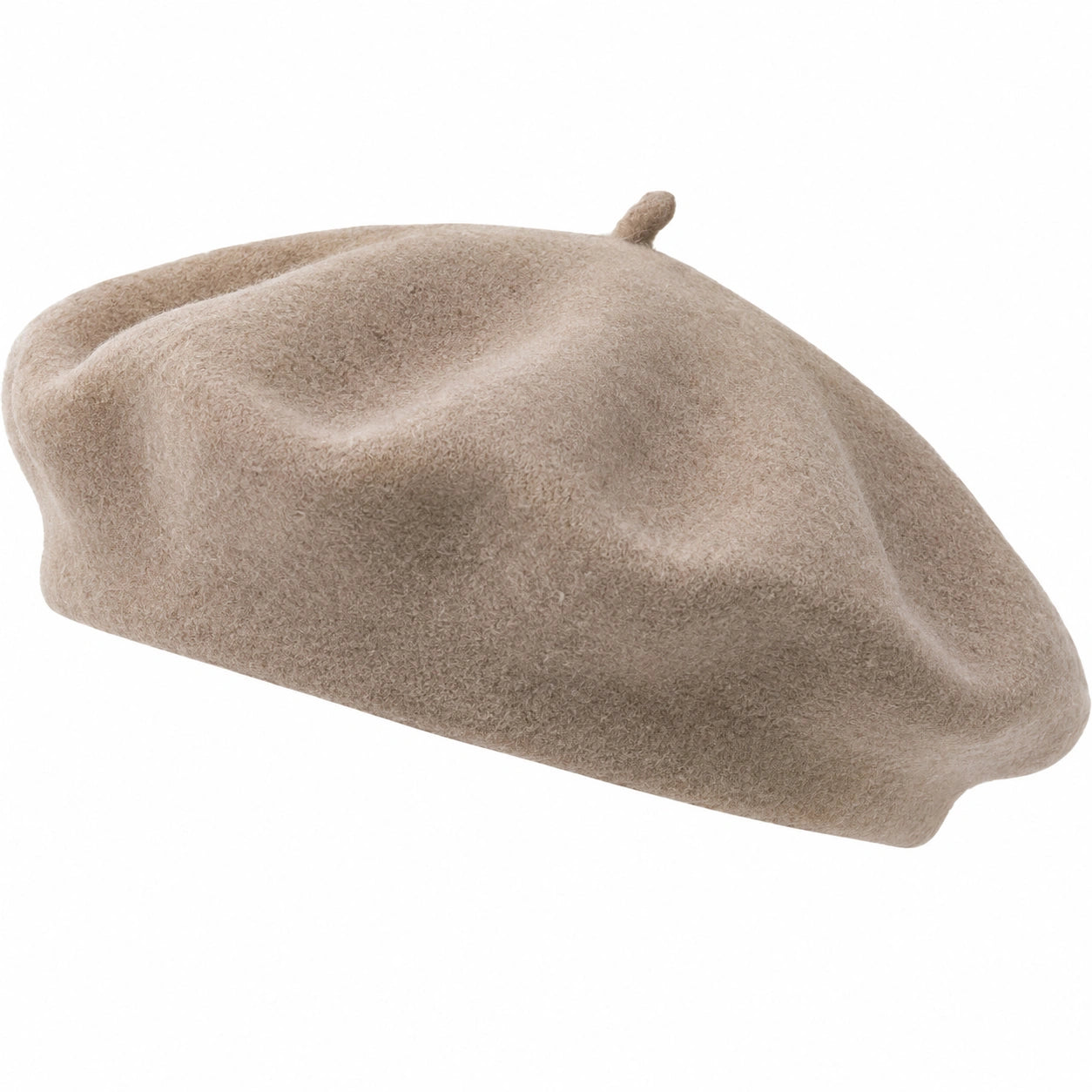 Béret classique beige pour adultes