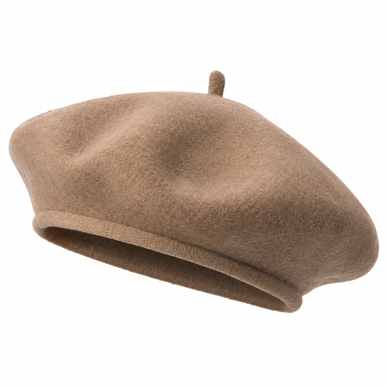 Béret Classique en Laine Beige