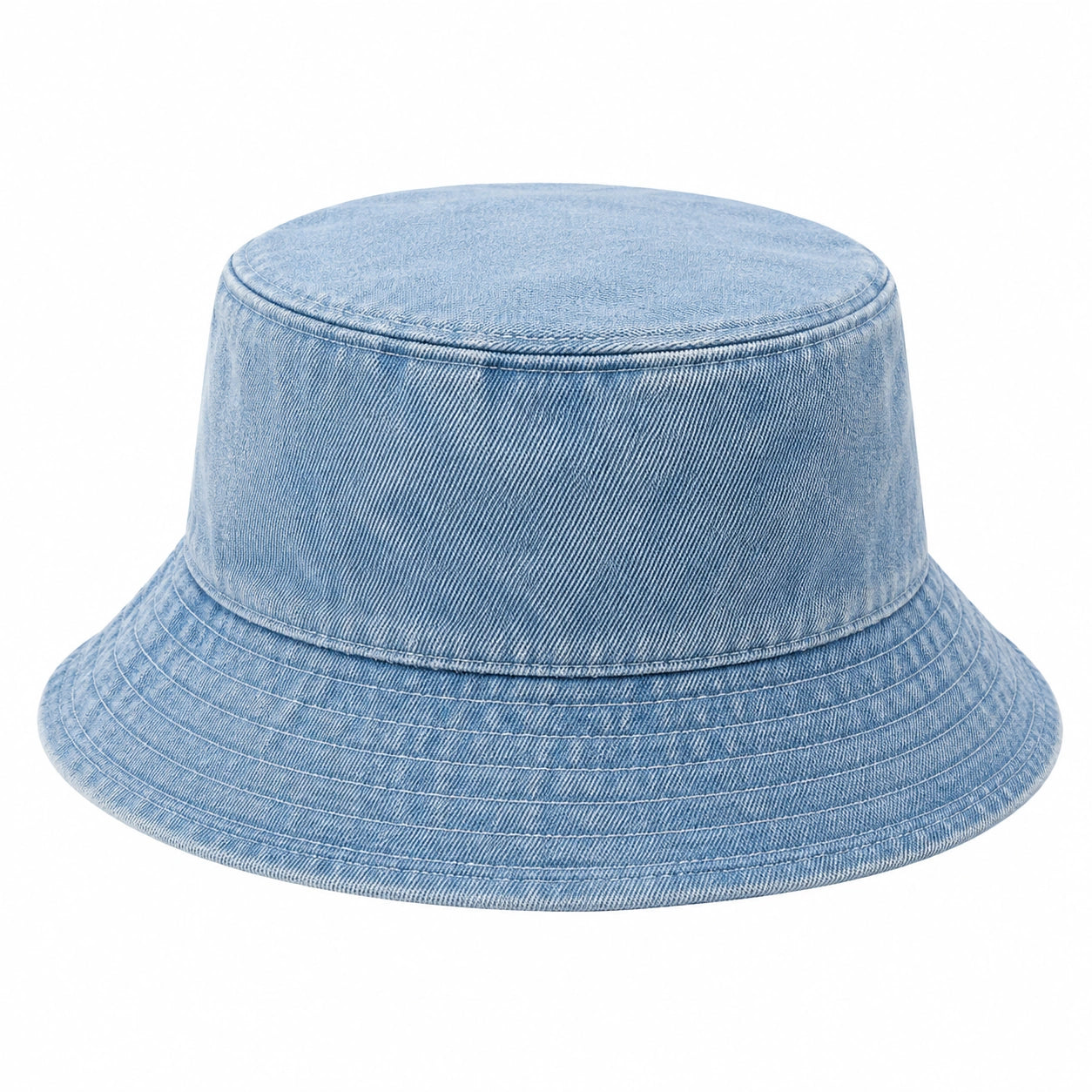 Chapeau Bob en Denim Bleu Clair