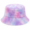 Chapeau Bob à Motif Tie-Dye Lilas Rose