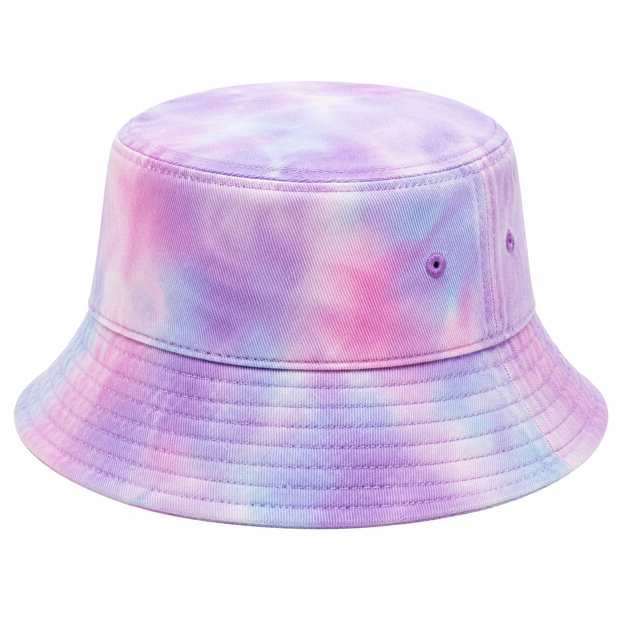 Chapeau Bob à Motif Tie-Dye Lilas Rose