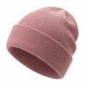 Bonnet Tricoté en Maille Confortable - Rose