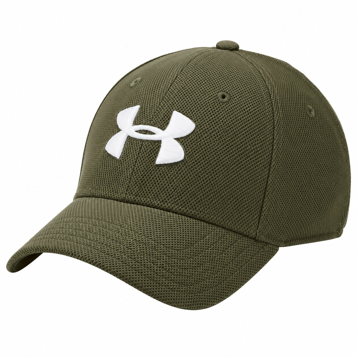 Casquette verte olive avec logo brodé unisexe