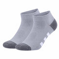 Chaussettes courtes respirantes pour usage quotidien gris clair et foncé