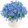 Fleurs Artificielles Bleues en Pot de 25 cm